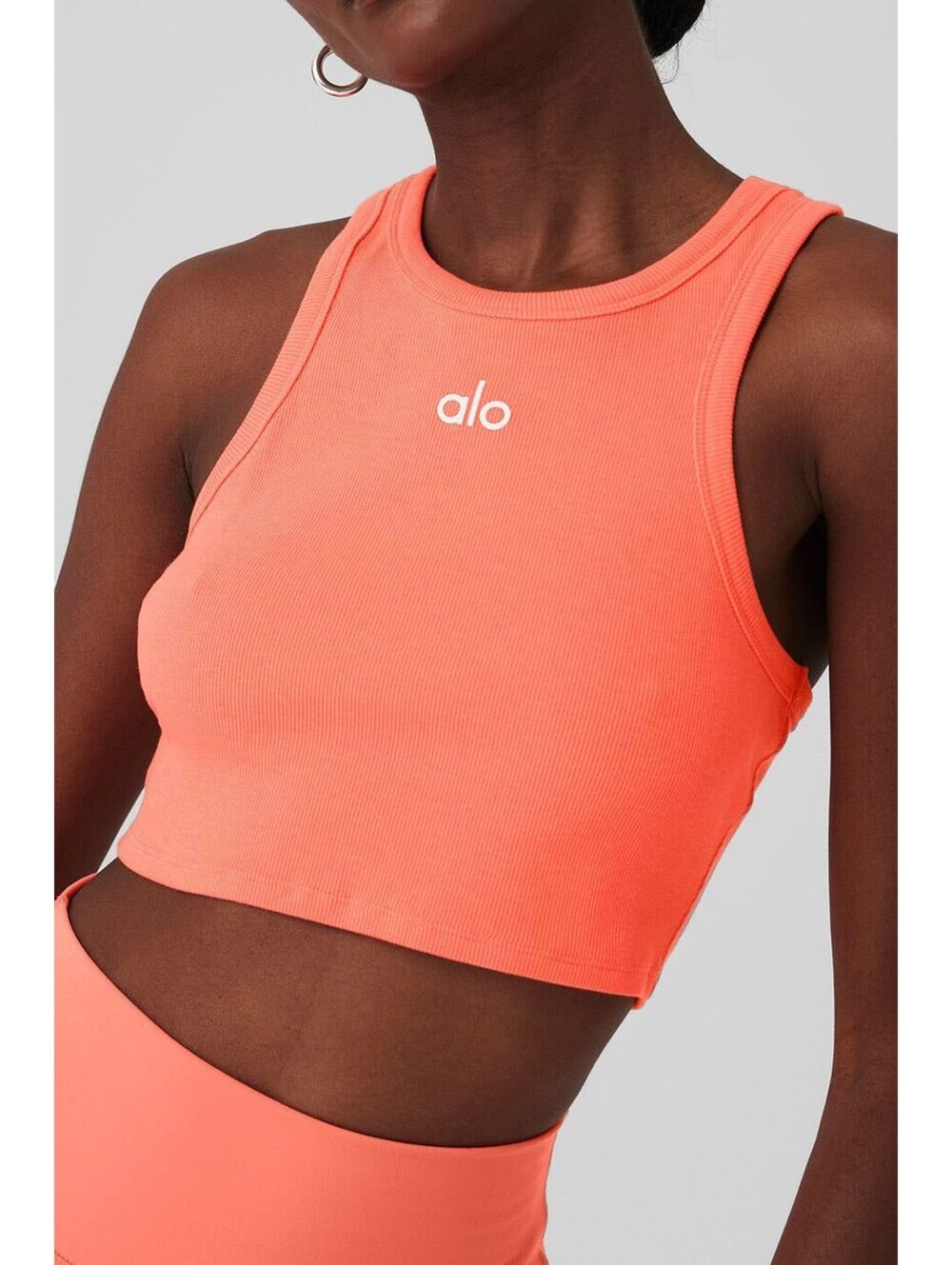 Alo Yoga Aspire Tank โ Candy Orange โ Medium โ Rare Color